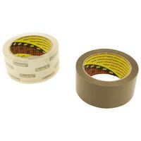 3M KT000041881 Low Noise Packaging Tape Brown 50mm x 66m Pack 6