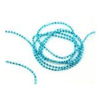 3mm Round Faceted Beading Trimming Turquoise