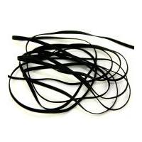 3mm flat value elastic black