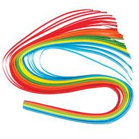 3mm Rainbow Paper Curling & Quilling Strips (Pack of 100)