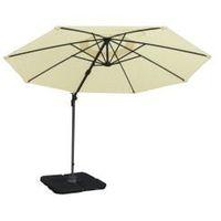 3m Deluxe Cantilever Parasol with Cross Stand in Ivory