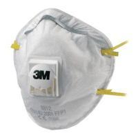 3M FFP1 Valved Respirator 8812 Pack of 10 GT500075194