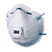 3M FFP2 Valved Respirator 8822 Pack of 10 GT500075202