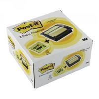 3M Post-it Z-Note Millennium Dispenser With R330 Pad Canary Yellow