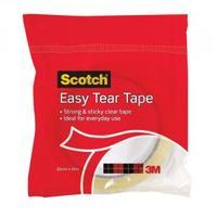 3M Scotch Easy Tear Clear Everyday Tape Single Roll GT500077224