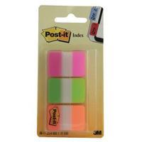 3m post it strong index pink green and orange 686 pgor