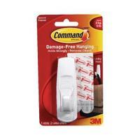 3m command adhesive hook large white pack of 2 17003