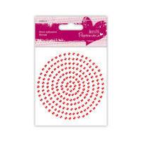 3mm papermania adhesive stones red