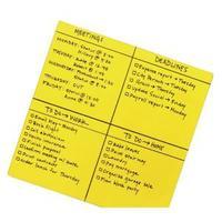 3M Post-it 560 x 560mm Super Sticky Big Note Self-adhesive Yellow 1 x