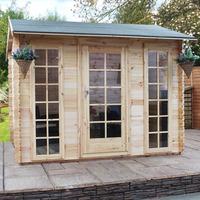 3m x 25m waltons wollaton log cabin