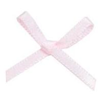 3mm mini ribbon bows 30mm x 23mm pale pink