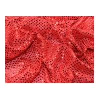 3mm round sequins dress fabric red