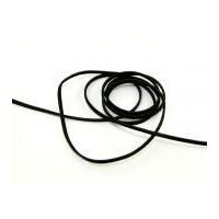 3mm Suede Thonging Cord Black