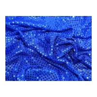 3mm Round Sequins Dress Fabric Royal Blue