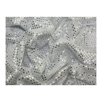 3mm round sequins dress fabric silver