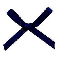 3mm Mini Ribbon Bows 30mm x 23mm Navy Blue