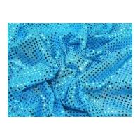 3mm Round Sequins Dress Fabric Turquoise