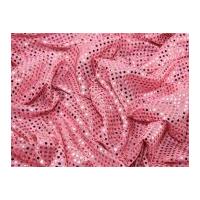 3mm round sequins dress fabric pink