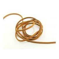 3mm Suede Thonging Cord Rust