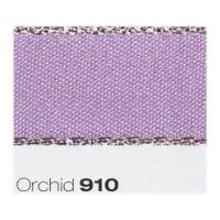 3mm berisford silver metallic edge satin ribbon 910 orchid