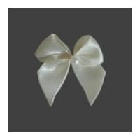 3mm berisford ribbon pearl crossover bows 28 antique white