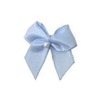 3mm Berisford Ribbon Pearl Crossover Bows 307 Bluebell