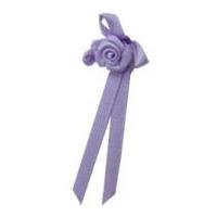 3mm berisford long ribbon rose centred bows 430 light orchid