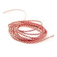 3mm Berisford Bakers Twine Ribbon Cord 4 Red/White