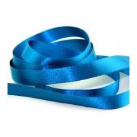 3mm berisford double faced satin ribbon 673 malibu blue