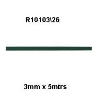 3mm bowtique double face satin ribbon green