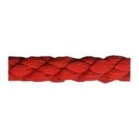 3mm British Trimmings Rayon Lacing Cord Red