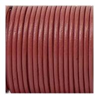 3mm Craft Factory Leather Thonging Cord Pink