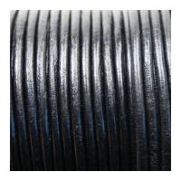 3mm Craft Factory Leather Thonging Cord Black