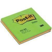 3M Post-it Note Rainbow Spring Pack of 12 76x76mm