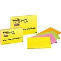 3M Post-it Super Sticky Meeting Note Neon Pack of 4