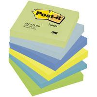 3m post it note dreamy colours rainbow pack of 6 76x76mm