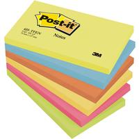 3m post it note energetic colours rainbow pack of 6