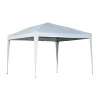 3m x 3m garden pop up gazebo marquee in white