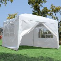 3m x 3m Pop Up Water Resistant Gazebo in White