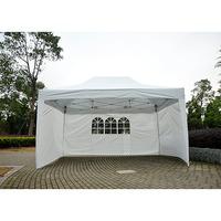 3m x 4.5m Garden Pop Up Gazebo in White