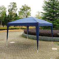 3m x 3m Garden Pop Up Gazebo Marquee in Blue