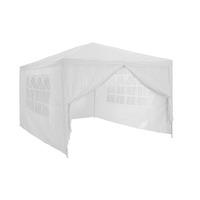 3m x 4m Gazebo with Windows White