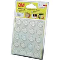 3M Bumpon SJ 5344 MPCB, 20 pc(s)-Piece Self Adhesive Protective Pad Set, Transparent Polyurethane