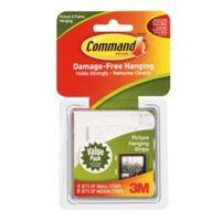 3M Command White Foam Picture Hanging Strips Set of 12