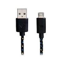 3M Micro USB Charging Cable Fabric Braided Woven Data Sync Cord For Samsung HTC Universal