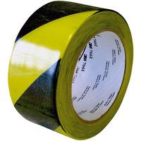 3M 70006299831 766i Hazard Marking Vinyl Tape PVC Black/Yellow 50...