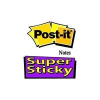 3M Postit 76x76mm Jewel Pop Postit Notes - Assorted Colours (Pack of 6)