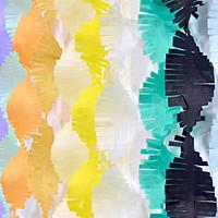 3M Party Streamers Tissue Paper Fringe Garland DIY Tassel Curtain Banner Photo Backdrop Wedding Birthday Showers Decoration