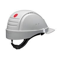 3M G2000C Solaris Safety Helmet Ventilation Peltor Uvicator Neck Protection (White)