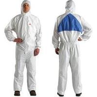 3M 4540& Protective Coverall Light Breathable Anti-Particulate Type 5/6 XLarge White & Blue